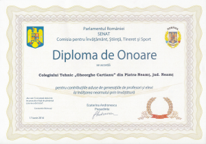 Diploma de onoare